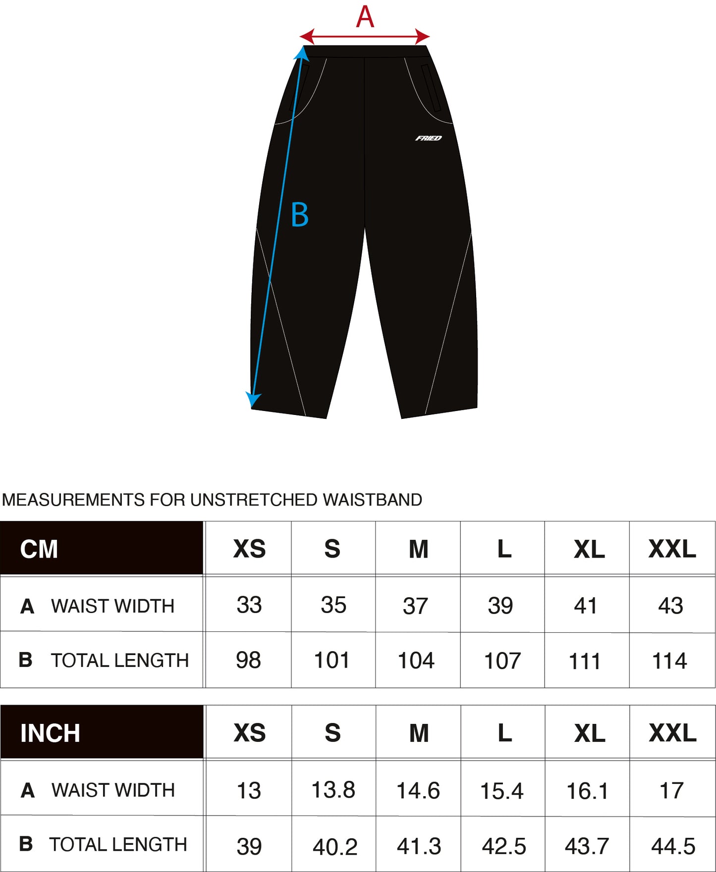 BLACK - REFLECTIVE TRACK PANTS