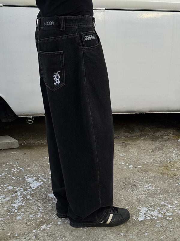 PAXAS DENIM - WASHED BLACK