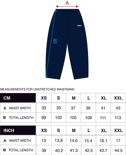 DARK BLUE - OPEN LEG JOGGER