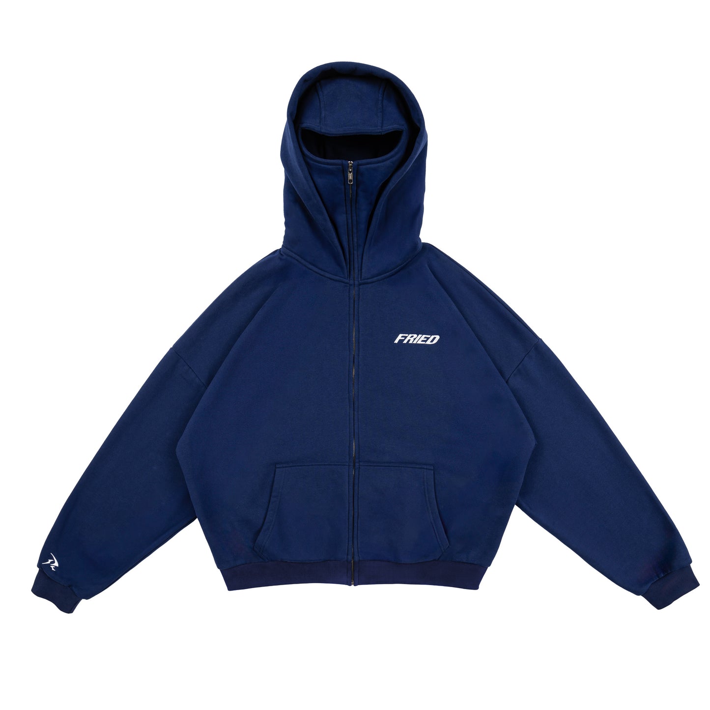 DARK BLUE - BALACLAVA ZIP HOODIE