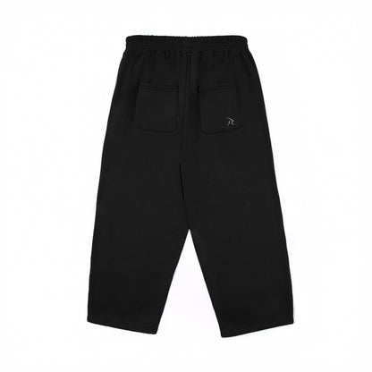 BLACK/GREY - OPEN LEG JOGGER - PRE ORDER