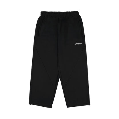 BLACK/GREY - OPEN LEG JOGGER - PRE ORDER