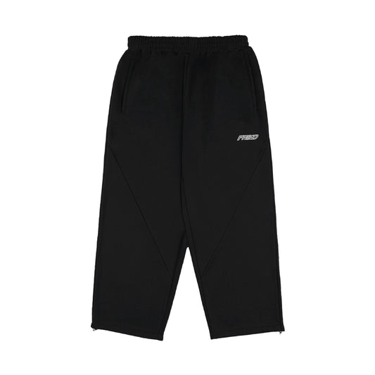 BLACK/GREY - OPEN LEG JOGGER - PRE ORDER