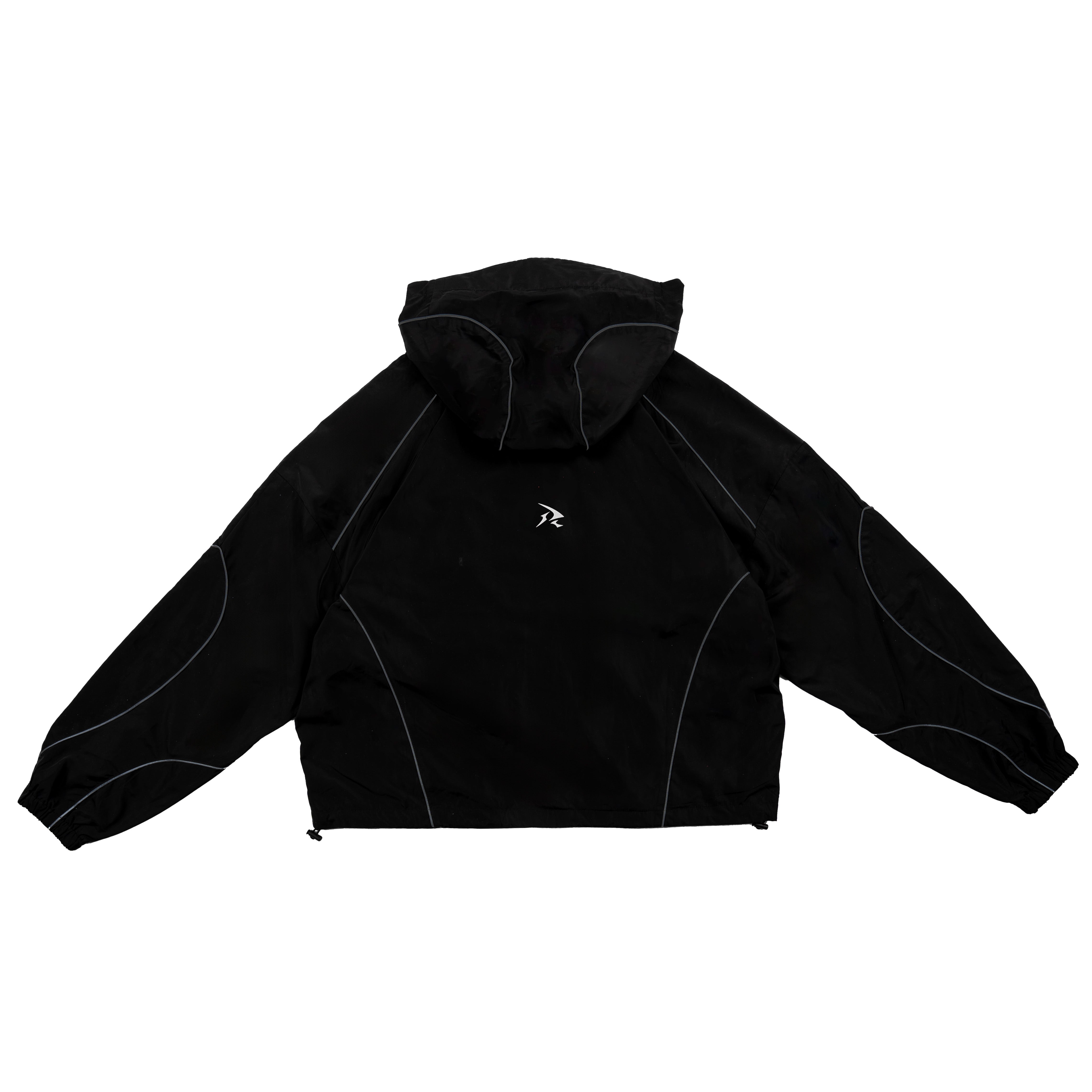 BLACK - WATERPROOF ZIP HOODIE - PRE ORDER – FRIED SKATEBOARDING