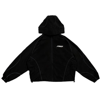 BLACK - WATERPROOF BALACLAVA ZIP HOODIE