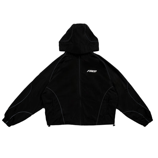 BLACK - WATERPROOF BALACLAVA ZIP HOODIE