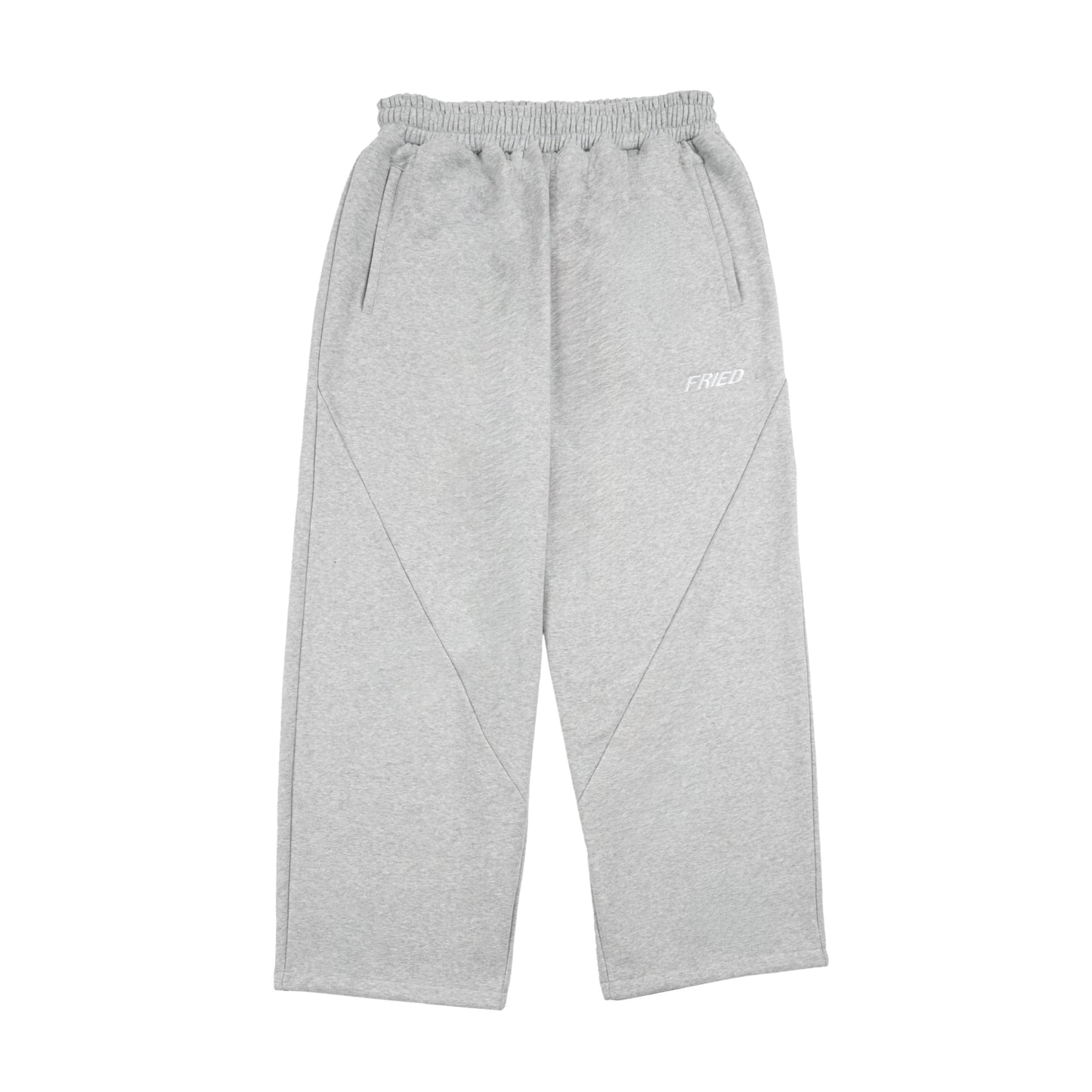 MELANGE GREY - OPEN LEG JOGGER