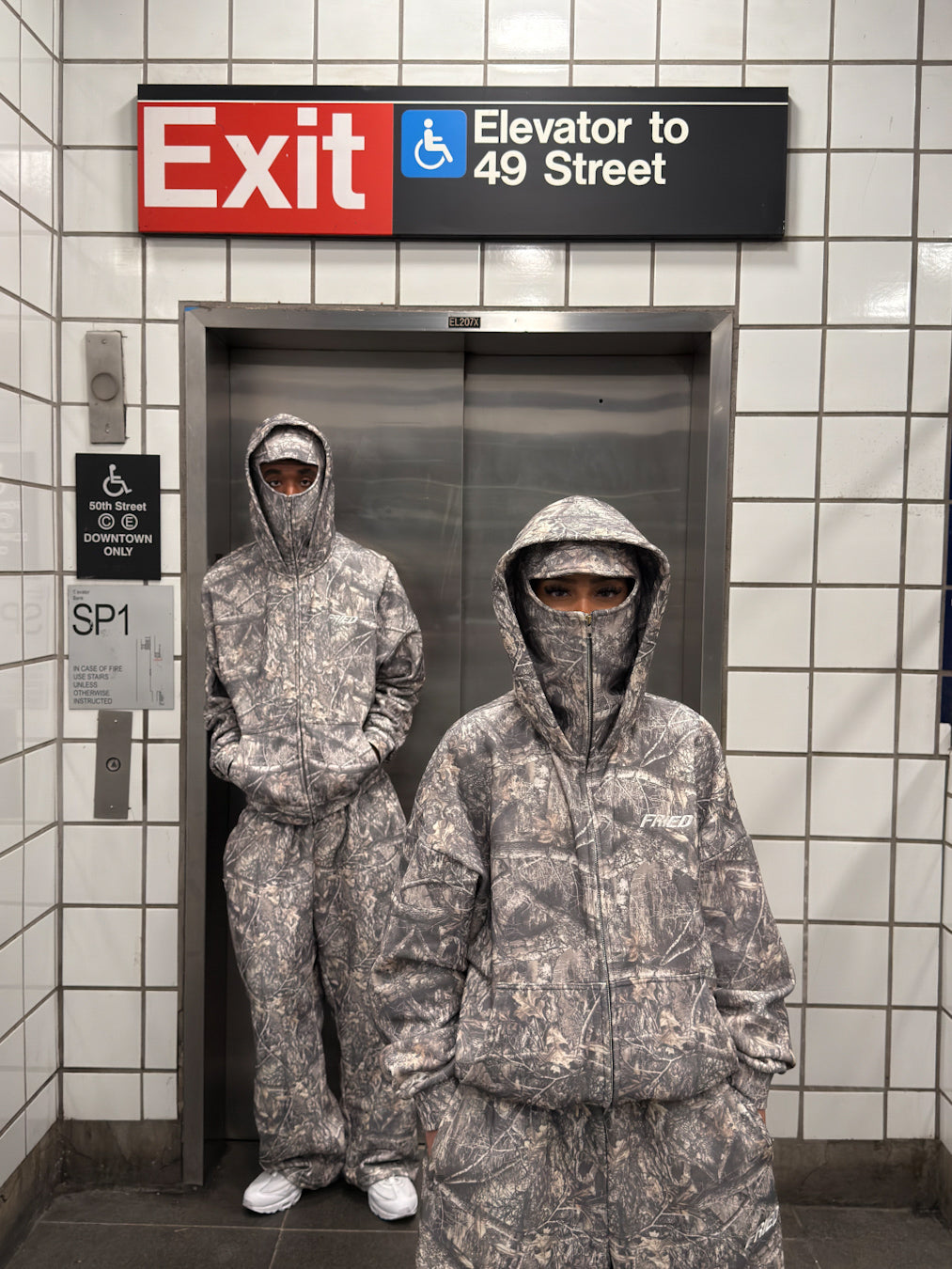 CAMO - BALACLAVA ZIP HOODIE