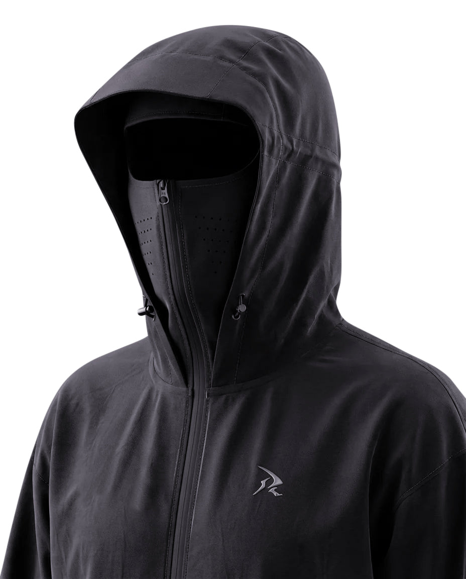 BALACLAVA RAIN JACKET (BLACK)