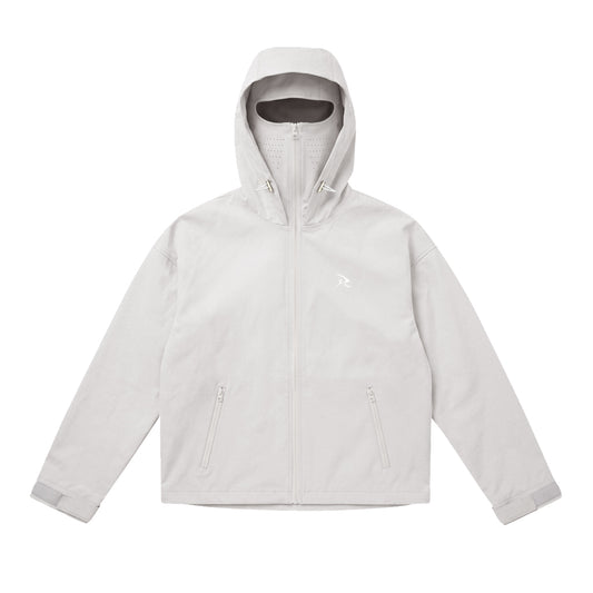 BALACLAVA RAIN JACKET (LIGHT GREY)