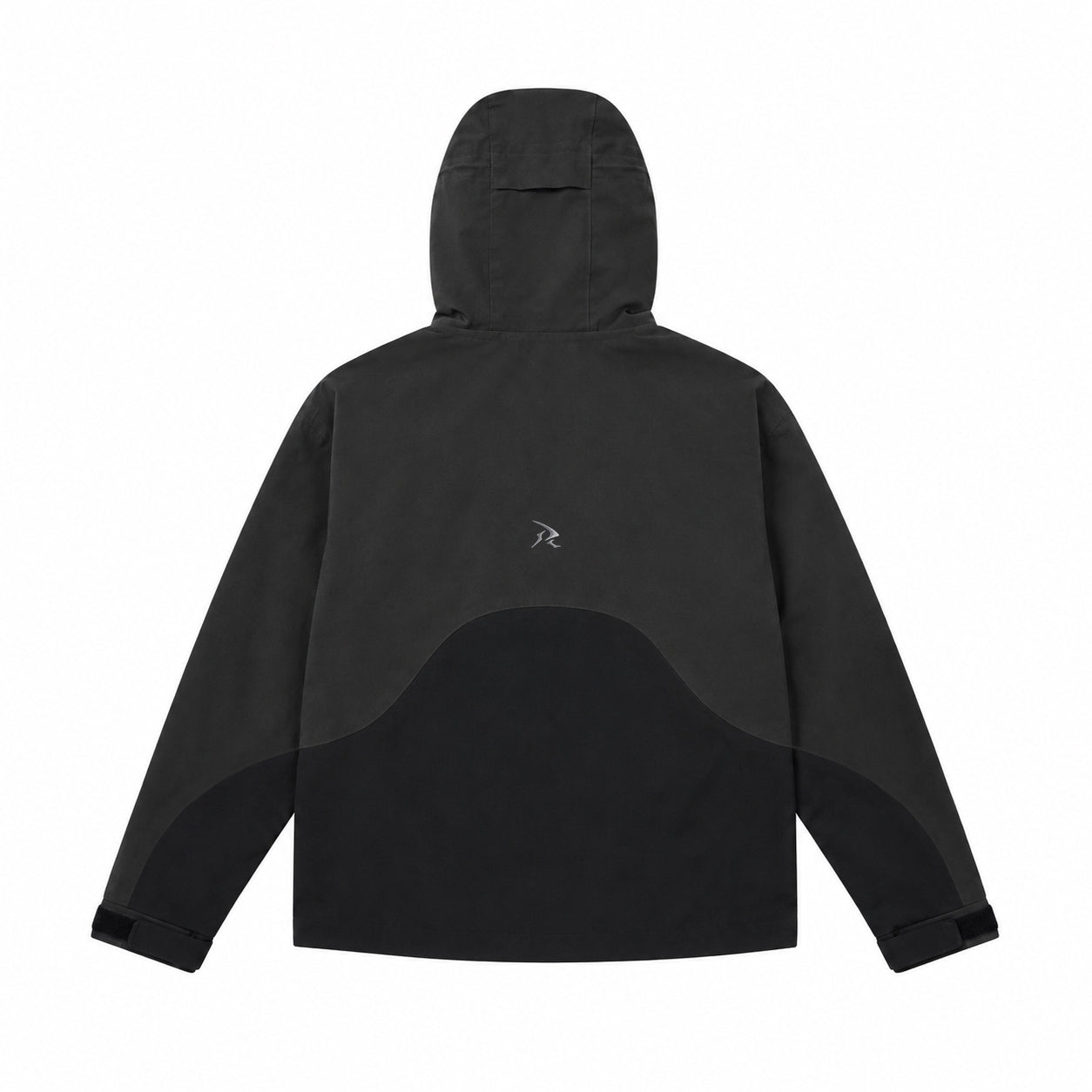 BALACLAVA RAIN JACKET (BLACK/GREY)