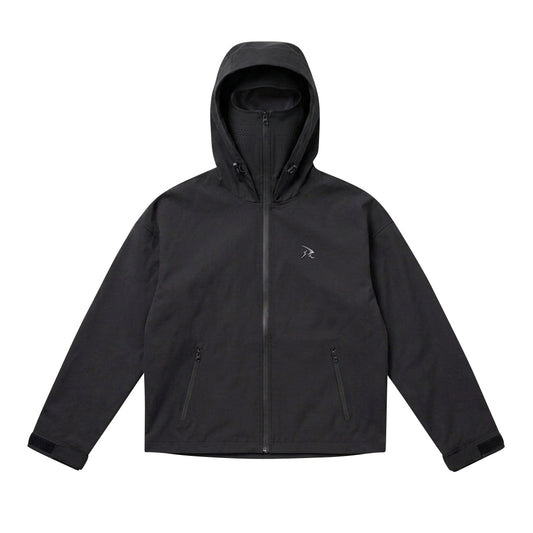 BLACK - BALACLAVA RAIN JACKET
