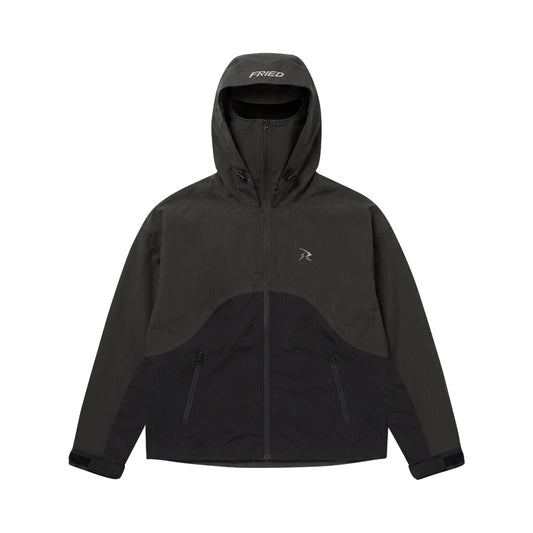 BLACK/GREY - BALACLAVA RAIN JACKET