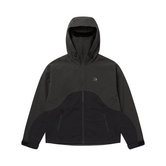 BALACLAVA RAIN JACKET (BLACK/GREY)