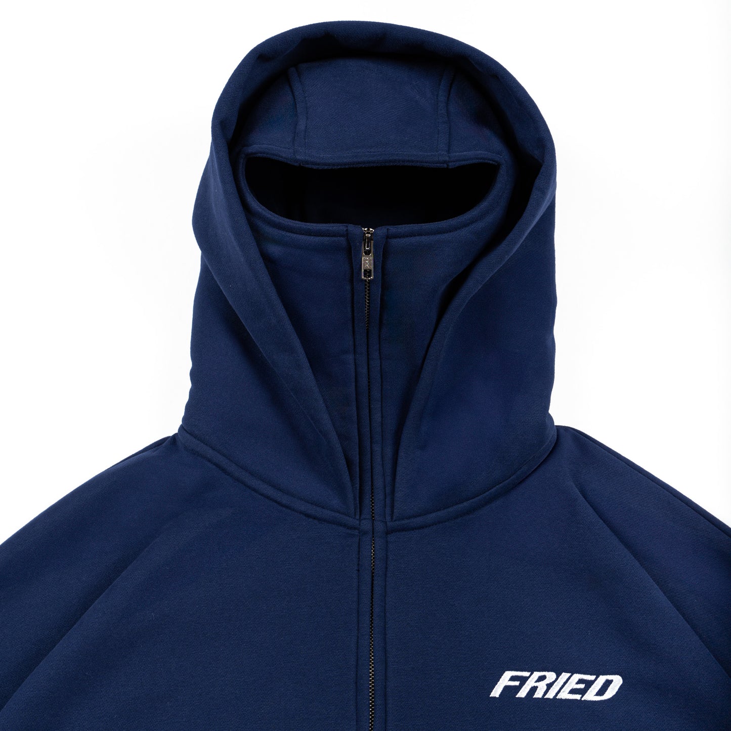 DARK BLUE - BALACLAVA ZIP HOODIE