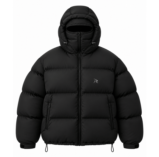 BALACLAVA PUFFER JACKET (BLACK)